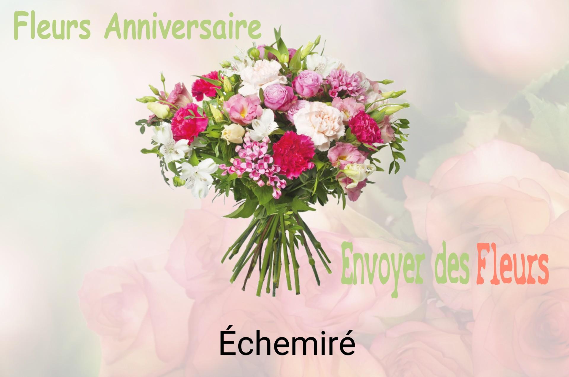 Bouquet de fleurs d’anniversaire livré à Échemiré